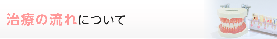 治療の流れについて